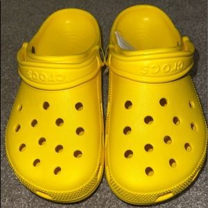 Yellow Crocs